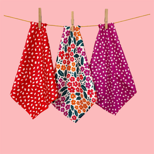 Electric Floral Trio
