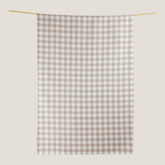 Beige Gingham